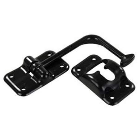 JR PRODUCTS JR PRODUCTS 10625 Exterior Hardware RV Angled T-Style Door Holder- Black J45-10625